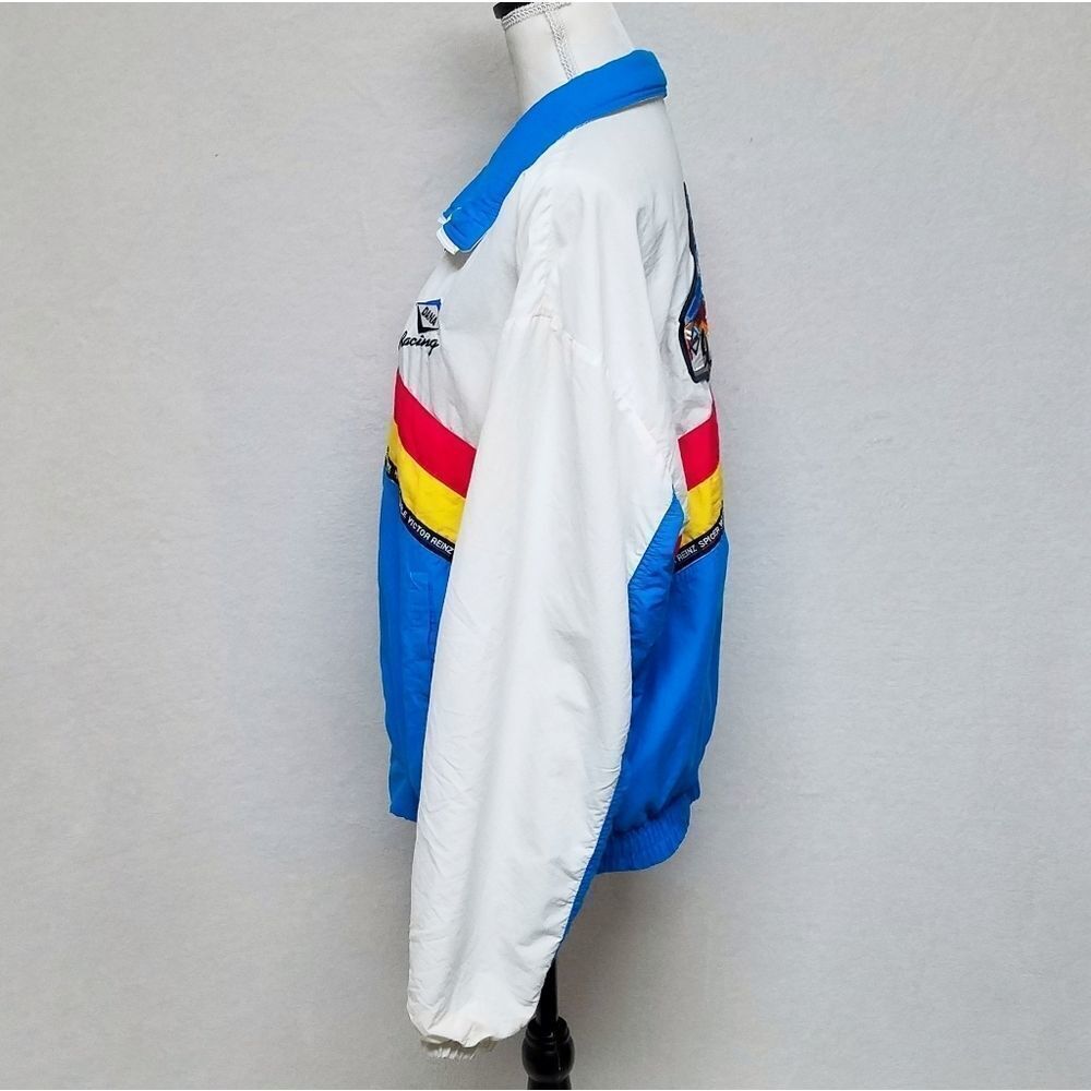 RARE Vintage 80s Swingstar Dodge Motorsports Dana Racing Colorblock Windbreaker - Picture 9 of 16